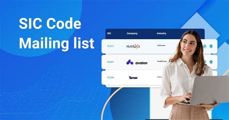 email lists by sic code